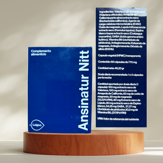 Ansinatur Nitt - Complemento alimenticio - Dra. Mariale Rivers