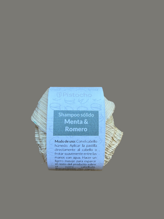 Shampoo sólido Menta & Romero - Dra. Mariale Rivers