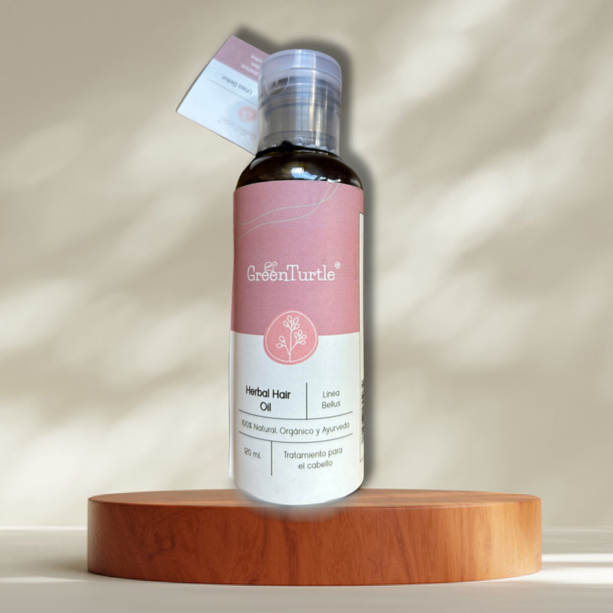 Herbal Hair Oil de Green Turtle, aceite capilar ayurvédico