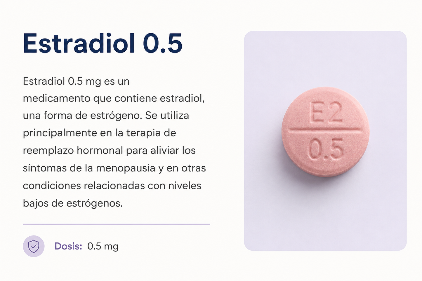 Estradiol 0.5 mg