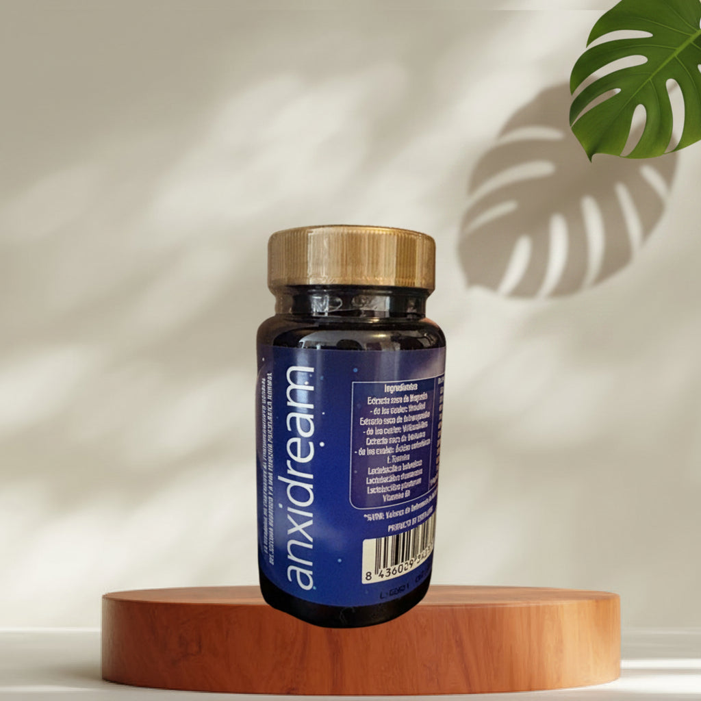 Anxidream de Vital 2000, 40 cápsulas con magnolia, ashwagandha, valeriana y probióticos