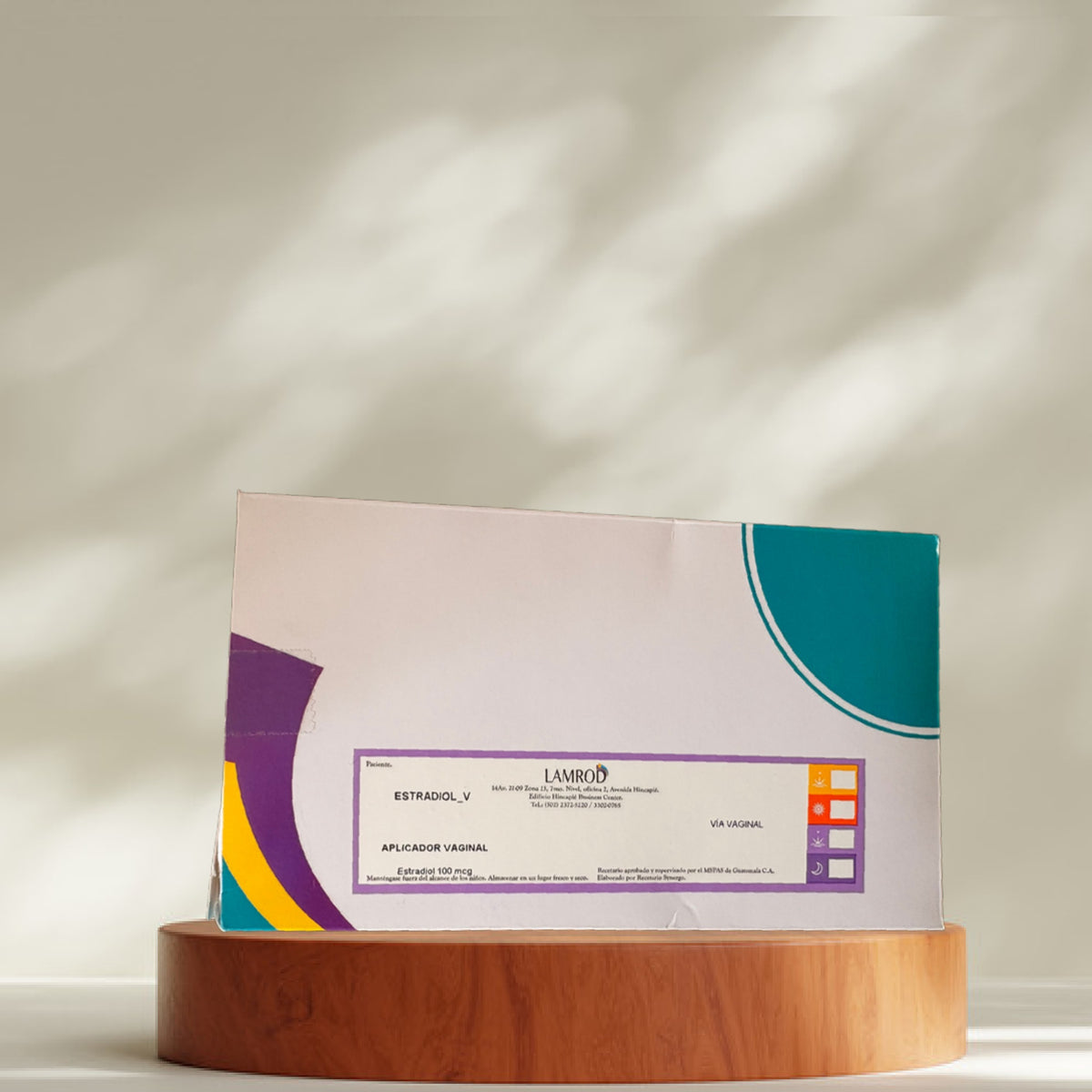 Estradiol en aplicador vaginal, fórmula magistral Lamrod